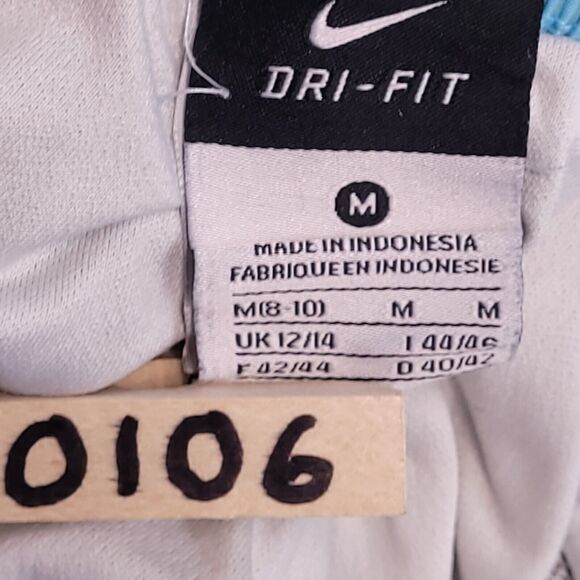 Nike Dri Fit Running Athletic Shorts Womens Size Medium M Blue White Black - Picture 5 of 8